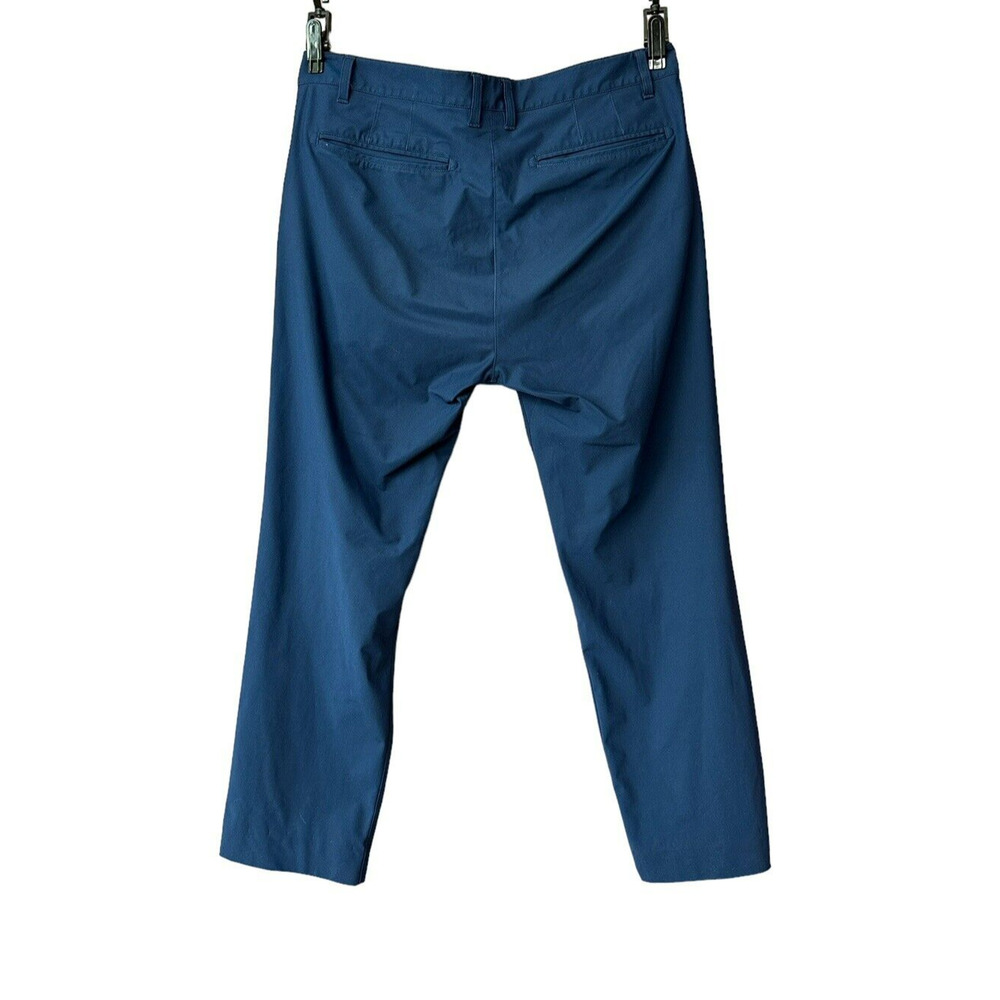 Rhone Athleisure Performance Chino Comfort Commuter Blue Pants Mens 33x35 - Picture 3 of 13